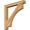 Ekena Millwork Westlake Block Rough Sawn Bracket w/ Offset Brace, Western Red Cedar, 6"W x 42"D x 42"H BKT0604X42X42WTL05RWR - alternate 1